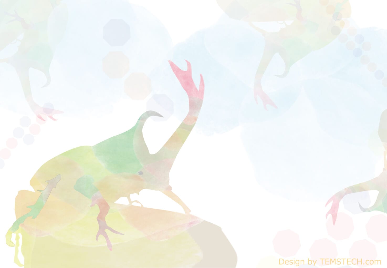 カブトムシの日常デザイン